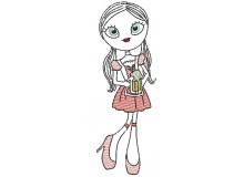 Stickdatei - Bayrisches Mädel 8